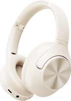 Casque sans fil pliable ANC 35 dB, style tendance, 1000 mAh, longue autonomie, idéal pour les trajets quotidiens