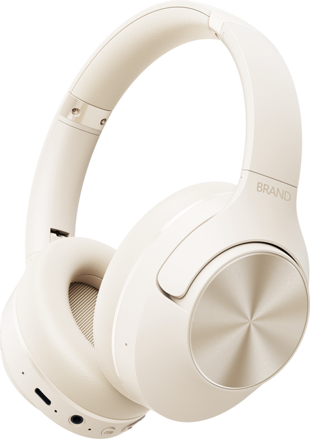 Hot Style 35db Deep Anc Headphones 1000mah Long Warranty Wireless Foldable Headset for Commute