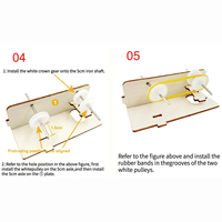 Offre Spéciale créatif bricolage en bois physique école ensemble éducatif Train électrique modèle Kit certifié EN71 Science ingénierie solaire