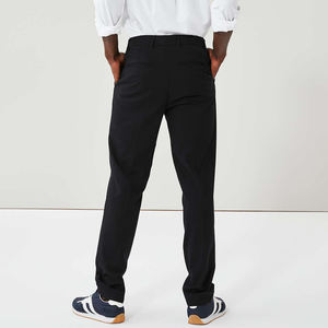 Pantaloni <span class=keywords><strong>Cargo</strong></span> con coulisse lunghi da uomo 2025 di tendenza, pantaloni cachi sottili e larghi in <span class=keywords><strong>lino</strong></span> di cotone - Product Image 3