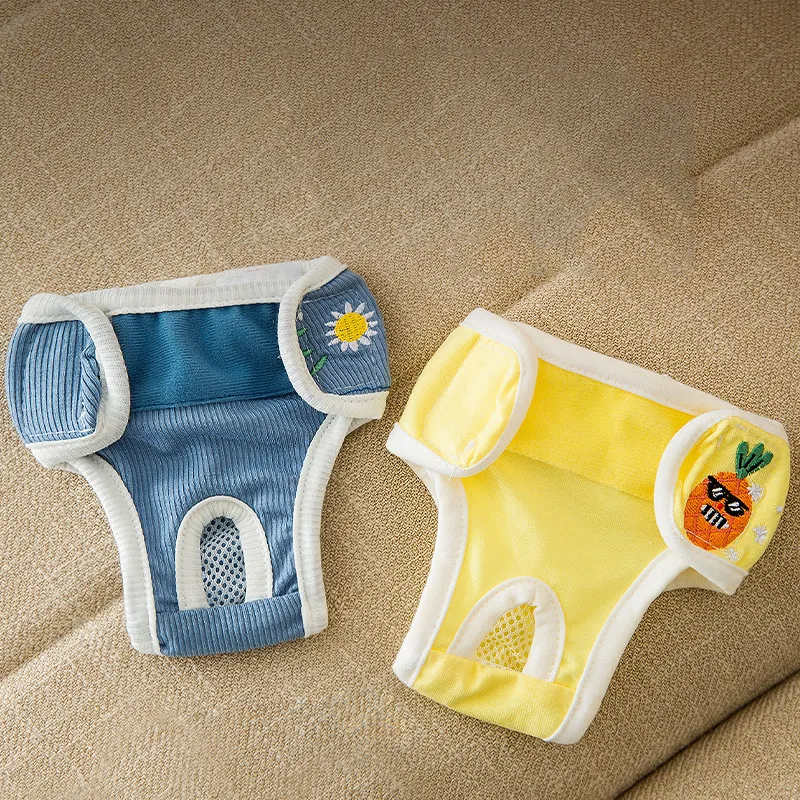 Pet Washable Diapers Female Dog Diapers Reusable Doggy Period Pants Dog Sanitary Pantie