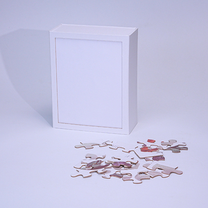 Boîtes en papier rigide de style nouveau, fabriquées à partir de matériaux recyclés, originales, pour emballages de puzzles, boîtes cadeaux magnétiques pour l'artisanat - Product Image 2