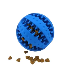 Interactive Pet Chew Toys Iq Treat Ball Activity Treat-Dispensing Balls Leakage Food Treat Dispenser Toy Teeth Cleaning Chew Toy