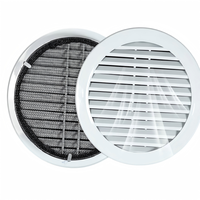 Diffuseur de plafond carré en aluminium moderne pour systèmes CVC et climatisation, pièces et registres d'habillage