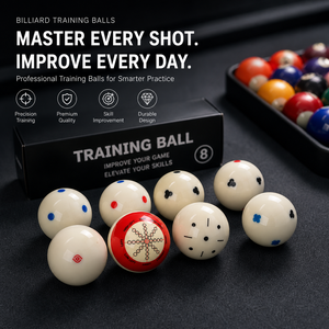 Balle <span class=keywords><strong>de</strong></span> billard <span class=keywords><strong>de</strong></span> snooker <span class=keywords><strong>de</strong></span> 52,5 mm, balle d'entraînement en résine blanche et noire, balle <span class=keywords><strong>de</strong></span> pratique en résine phénolique haute brillance, taille standard - Product Image 1