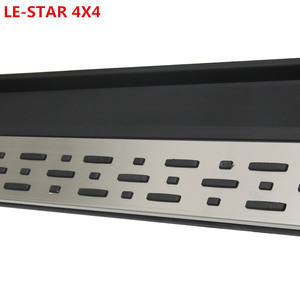 Le-star-estribo universal <span class=keywords><strong>de</strong></span> aleación <span class=keywords><strong>de</strong></span> aluminio para coche, escalones laterales para SUV, 4x4, venta al por mayor - Product Image 5