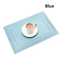 Napperons tissés en PVC en plastique imperméables et antidérapants pour Table à manger, vente en gros