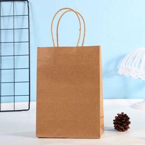 Bolsa de Papel Kraft Marrón de Alta Calidad, Ecológica, Reciclable, Personalizable, para Uso en Supermercados, Resistente a la Humedad y Duradera - Product Image 1