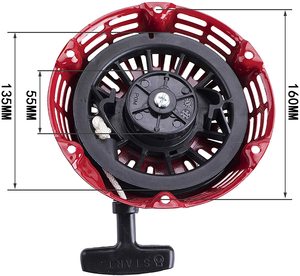 <span class=keywords><strong>Recoil</strong></span> <span class=keywords><strong>Starter</strong></span> với bắt đầu cup Fit gx120 GX160 GX200 Pull <span class=keywords><strong>Starter</strong></span> (Steel Rod Paws) động cơ 4/5.5/6. 5HP động cơ thay thế - Product Image 1