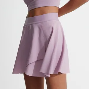 high quality sportswear breathable high waist tennis skirt with pockets for women cute design women's Pickleball skirt