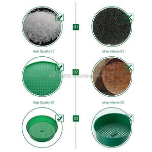 <span class=keywords><strong>Tamis</strong></span> de sol en plastique vert <span class=keywords><strong>pour</strong></span> <span class=keywords><strong>jardin</strong></span>, 1 pièce, <span class=keywords><strong>pour</strong></span> maille de pierre de composte, outil de jardinage, fleur, accessoire <span class=keywords><strong>pour</strong></span> pépinière - Product Image 2