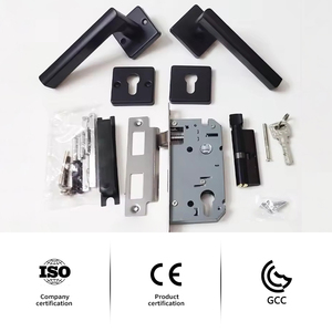 Oferta Especial Juego de Cerradura de Fácil Instalación de Lujo en Hierro para Manija de Puerta Interior - Product Image 1