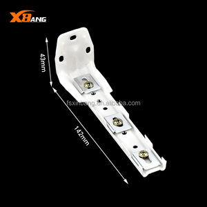 <span class=keywords><strong>Support</strong></span> de <span class=keywords><strong>rideau</strong></span> en métal à <span class=keywords><strong>double</strong></span> <span class=keywords><strong>support</strong></span> de <span class=keywords><strong>plafond</strong></span> en gros d'usine pour la décoration de fenêtres de rail de rail de <span class=keywords><strong>rideau</strong></span> - Product Image 2