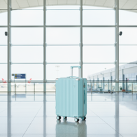 Kit de bagages 20+24+28, avec porte-gobelet et port USB, kit de bagages à main en PC avec roues à 360 degrés.