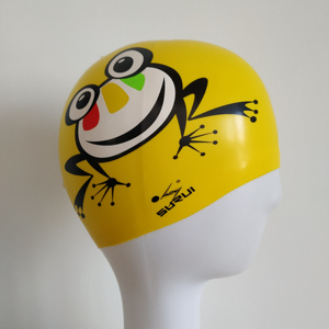 Chapeau <span class=keywords><strong>de</strong></span> <span class=keywords><strong>bain</strong></span> en Silicone Durable, casquette <span class=keywords><strong>de</strong></span> plage, imperméable, Cool, pour le sport - Product Image 1