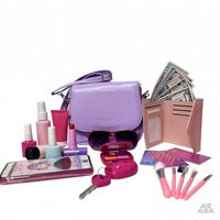 Nouveaux accessoires pour enfants et filles, cosmétiques, ensembles de jouets de toilettage, sacs à main, sacs, jouets de maquillage pour jeux de rôle