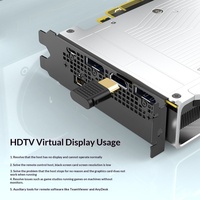 JILIAN Universal para Pantalla Virtual HDdp, Tarjeta Gráfica de Carga Ficticia, Dispositivo DP de Bloqueo de Pantalla Antiestático