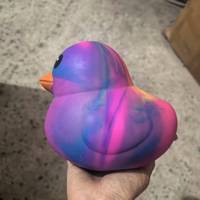 Grande Peluche Canard Moelleuse Remplie de Farine, Anti-Stress, Jouet Sensoriel, Coussin Animal Mignon