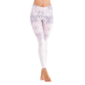 Mallas de yoga con estampado de sublimación floral, leggings de cintura alta, bolsillo invisible, pantalones deportivos de gimnasio - Product Image 2