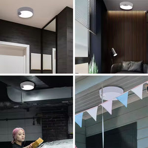 Plafonnier moderne à LED avec détecteur de mouvement pour chambre à coucher, fonctionne avec des piles AAA - Product Image 6