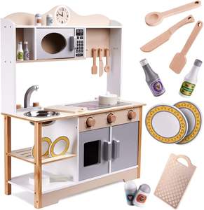 Cuisine en Bois pour Enfants, Jouet d'Imitation à Succès pour Tout-Petits, Garçons et Filles, Jouets de Cuisine en Bois - Product Image 2