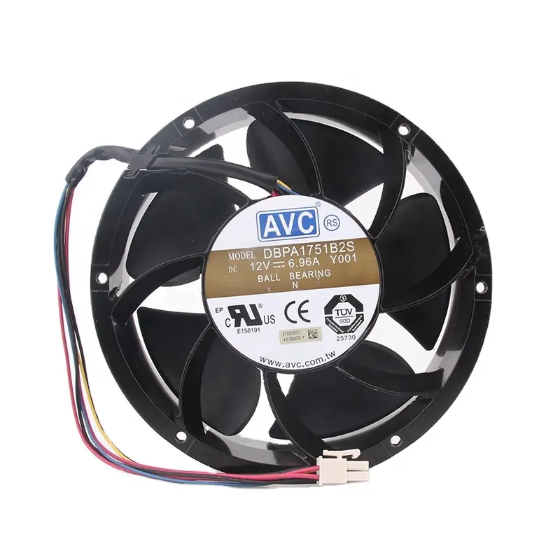 새로운 오리지널 AVC 24V 48V DC12V 6.96A EC AC 172X172X51MM 17CM 17251 더블 볼 베어링 금속 폭력 DBPA1751B2S 냉각 팬