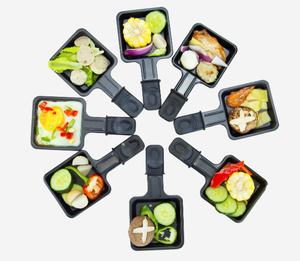 Crêpière en pierre antiadhésive multifonction pour <span class=keywords><strong>12</strong></span> personnes Fondue au fromage électrique et gril à <span class=keywords><strong>raclette</strong></span> Contrôle de la température pour un usage domestique - Product Image 6