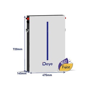 Batería de bajo voltaje Deye de alta calidad, batería solar de litio LifePO4 de 6,14 KWH, almacenamiento residencial para uso doméstico, al mejor precio - Product Image 1