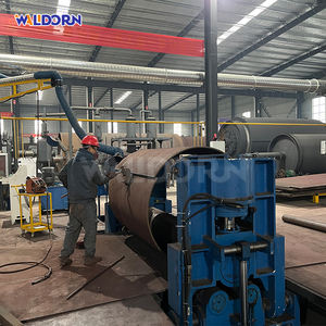 Fully Continuous Automatic Feeding Discharging Scrap Tire Pyrolysis Plant Engine Motor Gearbox High Efficiency Fuel Oil - Product Image 5