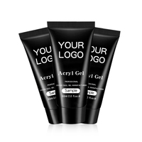 Gel acrylique JOUS 15 ml en gros pour la construction d'extensions d'ongles, durcissement UV LED, fortifiant pour les ongles, gel multi-usages, disponible en vrac
