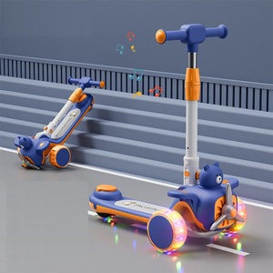 Patinete Plegable 2026 con Luces y Música para Niños de 3 a 6 y de 6 a 12 Años - Product Image 1