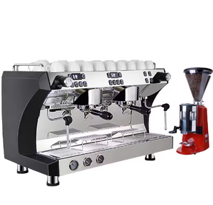 Máquina <span class=keywords><strong>de</strong></span> Espresso Automática <span class=keywords><strong>de</strong></span> Grado Comercial, Doble Cabezal, Acero Inoxidable, Equipo Todo en Uno para <span class=keywords><strong>Café</strong></span> Especializado y Té, para Uso en Hoteles - Product Image 3
