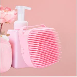 Brosse de massage exfoliante en silicone pour le bain et la douche avec distributeur de savon, éponge de bain en silicone - Product Image 4