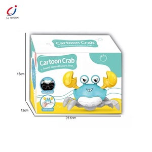 Chengji sensore di controllo vocale proiezione strisciante giocattoli da passeggio per animali granchio elettrico in fuga - Product Image 5