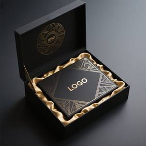 Caja Magnética Negra de Lujo para Embalaje al por Mayor OEM, con Logotipo Personalizado, Caja de Regalo Rígida de Cartón Reciclable con Imán - Product Image 3
