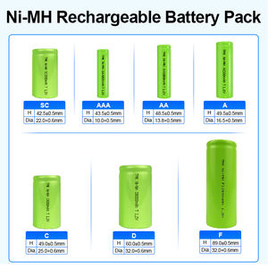 OEM & ODM C Größe <span class=keywords><strong>NiMH</strong></span> Batterie 24V 4500mAh C <span class=keywords><strong>NiMH</strong></span> Batterie pack Akku C450 - Product Image 6
