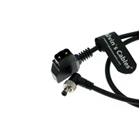 D-Tap Locking DC 5,5*2,5mm PVC-isoliertes Stromkabel für Atomos Ninja V Blackmagic Video Assist SmallHD 7 Hollyland Mars 400s