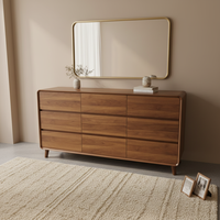 Coiffeuse moderne et simple pour chambre à coucher, avec rangement intégré, idéale pour salon