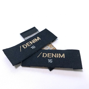 Custom No minimal End Fold accessori moda privati tessuto biancheria intima Jeans <span class=keywords><strong>etichetta</strong></span> <span class=keywords><strong>T</strong></span>-<span class=keywords><strong>Shirt</strong></span> - Product Image 2