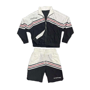 Veste coupe-vent personnalisée légère et respirante grande taille, ensemble de survêtement coupe-vent - Product Image 3