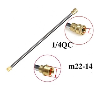 <span class=keywords><strong>Nettoyeur</strong></span> <span class=keywords><strong>haute</strong></span> <span class=keywords><strong>pression</strong></span> pistolet extension <span class=keywords><strong>lance</strong></span> <span class=keywords><strong>de</strong></span> pulvérisation m22-14 1/4QC pour le jardin à la maison - Product Image 2