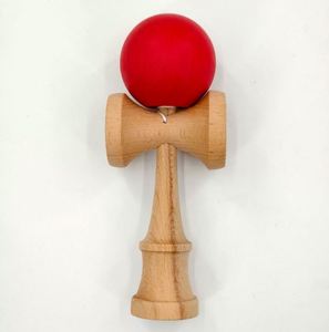 Kendama de Madera Personalizado con Pintura de Dos Tonos, Diseño de Bloques de Color, Juguete Educativo de Habilidad para Niños al Aire Libre - Product Image 1