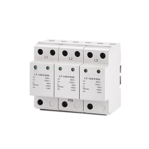 Chất lượng cao SPD Surge 2p, 4P,2 + PE,4 + PE loạt sét Surge bảo vệ điện áp thấp SPD Thiết bị chuyển mạch điện arrester thiết bị - Product Image 2