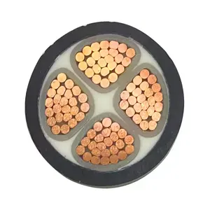 China underground xlpe insulation CU/XLPE/PVC electric cable sizes wire power cable 150mm 250mm2