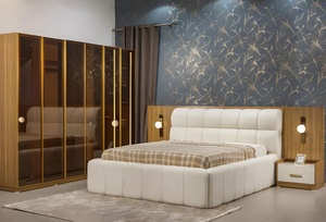 Wholesale French <strong>Cream</strong> Puff <strong>Bed</strong> Set Furniture Bedroom Multi-function Storage <strong>Bed</strong> 2025 Soft Upholstered Wedding <strong>Bed</strong> - Product Image 6