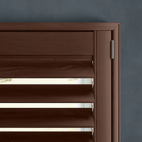 Volet roulant en PVC personnalisé, persienne solide, store intérieur, Plantation de tilleul, fenêtre de volet