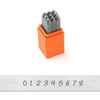 Outils d'estampage de l'alphabet avec numéro et lettre Punch Kit professionnel pour la fabrication de bijoux.