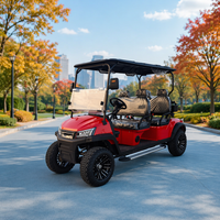 Vehículo de Golf Premium para 6 Pasajeros con Color de Carrocería Personalizable, Configuración Personalizable y Espacio de Almacenamiento Adicional en la Caja de Carga