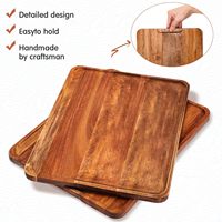 Ecologisch bamboe snijplank met modern design voor feesten, groenten, fruit, delicatessen en kaasplanken