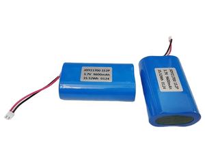 แบตเตอรี่ลิเธียมไอออนทรงกระบอกแบบชาร์จได้ 21700 <span class=keywords><strong>3</strong></span>.7V 9600mAh 1S2P 21700 2P 10Ah พร้อมแผงวงจรป้องกันและขั้วต่อ - Product Image 1